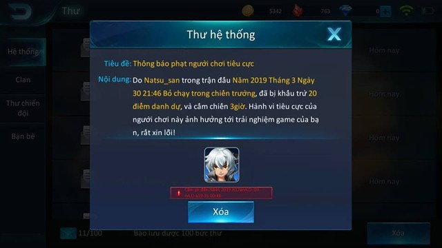 Tội AFK trong AOG bị phạt cấm chơi từ 30 phút tới 12 tiếng, game thủ Liên Quân Mobile thấy mà thèm - Ảnh 3.