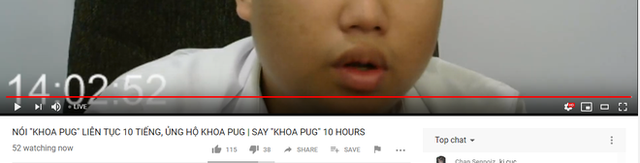 Một Youtuber Việt Nam quyết tâm nói Khoa Pug liên tục 10 tiếng để ủng hộ Khoa Pug - Ảnh 2.