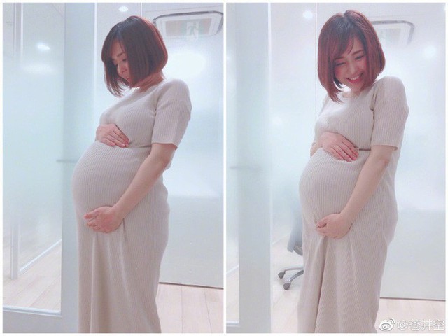 Thánh nữ Sora Aoi hạ sinh mẹ tròn con vuông cặp sinh đôi đầu lòng, lại còn đều là quý tử - Ảnh 3.