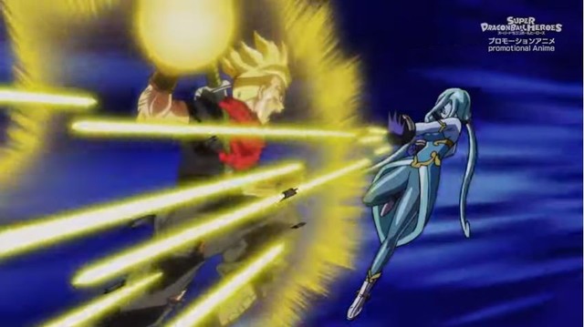 Super Dragon Ball Heroes 11: Cả Goku, Vegeta lẫn Jiren đều bị Heart làm cho đứng hình không thể phản công - Ảnh 2.