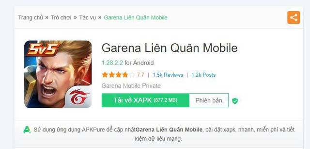 Vì lý do này mà Liên Quân Mobile phiên bản Garena nặng gấp 3 lần bản Tencent - Ảnh 1.