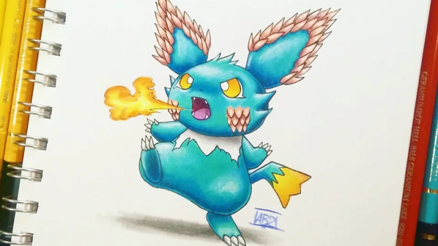 Mãn nhãn với những bức fan art của người hâm mộ về các loài Pokemon khi được chuyển hệ - Ảnh 5.