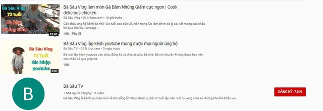 Ăn theo cơn sốt Bà Tân, giờ đây Youtube ngập tràn các cụ bà nông dân làm Vlog - Ảnh 2.