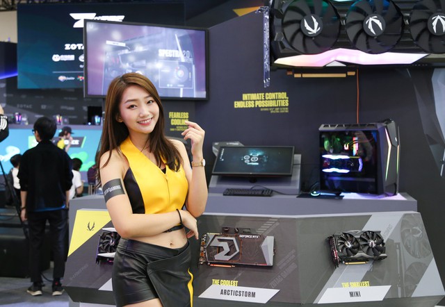 Một vòng các em gái xinh đẹp tại Computex 2019: Chỉ muốn ngắm mãi không về - Ảnh 5.