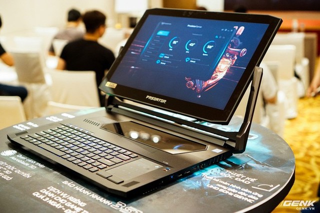 Ảnh thực tế loạt laptop gaming mới của Acer: Predator Helios 700 có cả cơ chế bàn phím trượt - Ảnh 4.