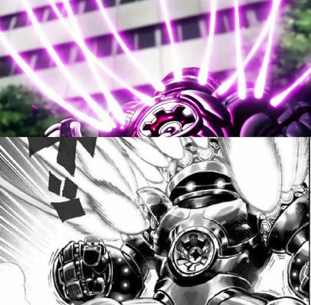 One-Punch Man: So độ ngầu của Genos trong trận chiến với người máy G4 ở phiên bản Anime và Manga - Ảnh 8.