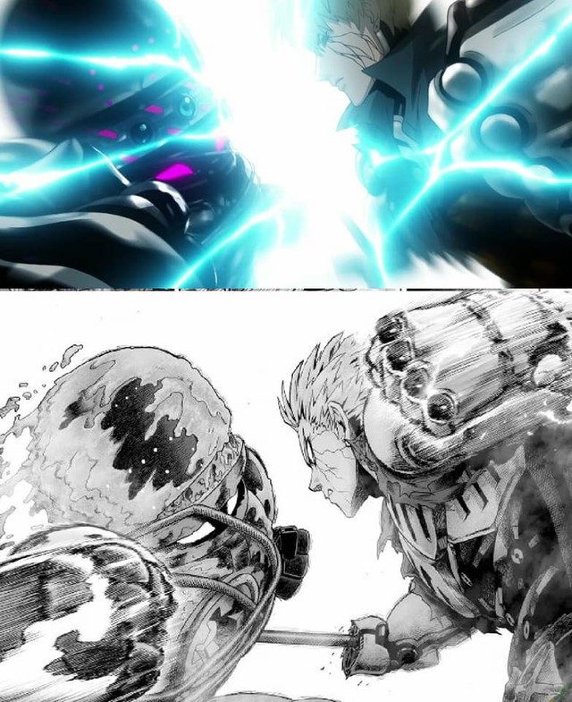 One-Punch Man: So độ ngầu của Genos trong trận chiến với người máy G4 ở phiên bản Anime và Manga - Ảnh 11.