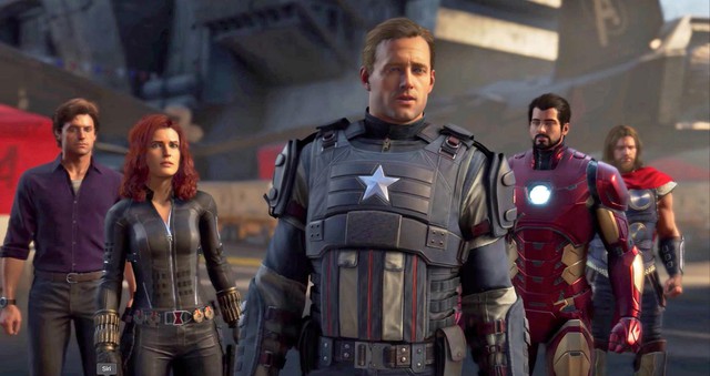 Ngập mặt trong gạch đá, nhà sản xuất vẫn nhất quyết không thay đổi tạo hình các siêu anh hùng trong Marvels Avengers - Ảnh 1.