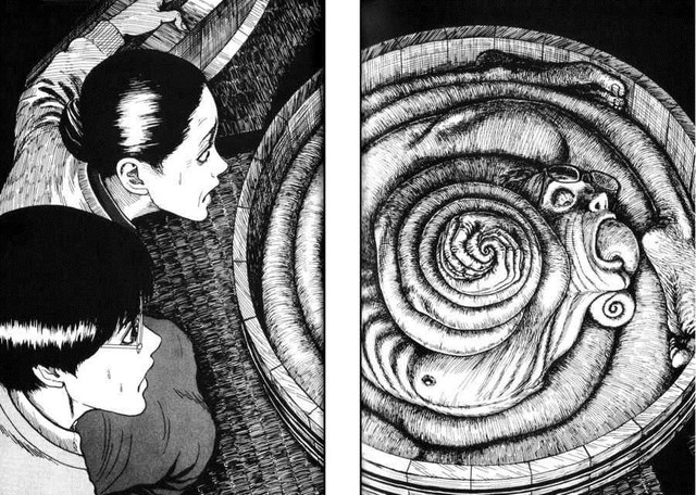 Uzumaki: Lời nguyền của vòng xoắn ốc, một tác phẩm truyện tranh ngoài sức tưởng tượng của Junji Ito - Ảnh 2.