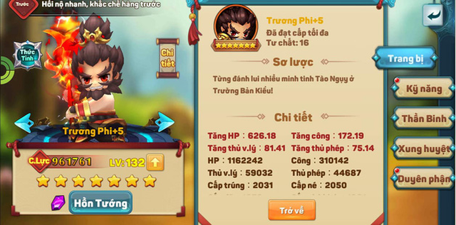 Review chi tiết tướng Trương Phi sau khi được nâng tư chất lên 16: Bước ngoặt mới dành cho nông dân - Ảnh 3.