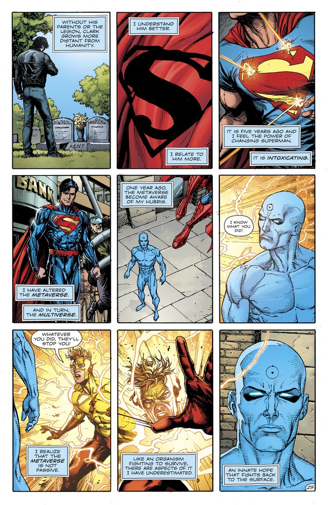 Tại sao Dr. Manhattan, cựu siêu anh hùng sở hữu năng lực tựa Chúa Trời lại muốn thay đổi đa vũ trụ DC? - Ảnh 5.