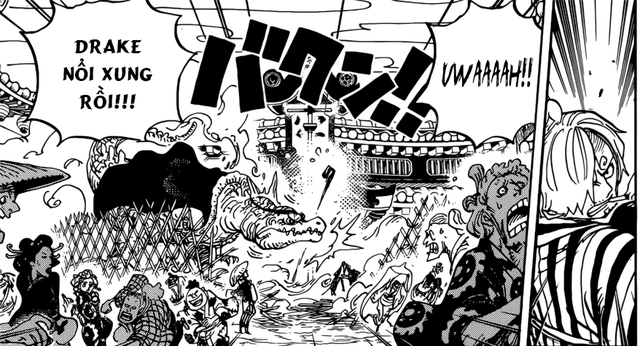 Spoiler One Piece 945: Queen hóa khủng long cổ dài nhưng vẫn ăn hành bởi Big Mom - Ảnh 3.