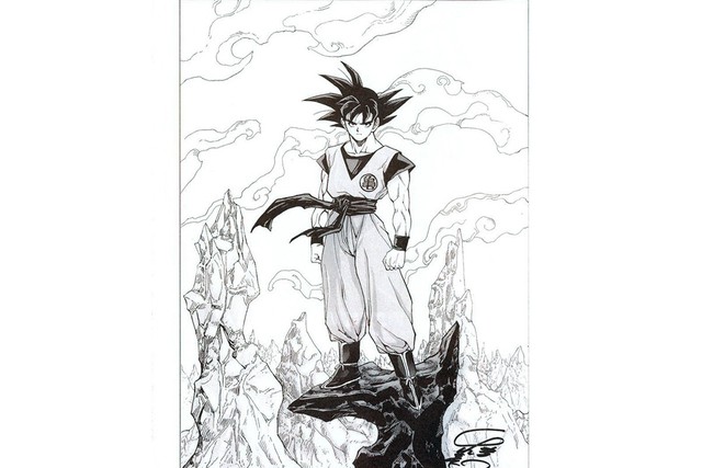 Các nhân vật trong Dragon Ball khác lạ dưới nét vẽ của những họa sĩ truyện tranh nổi tiếng - Ảnh 10.