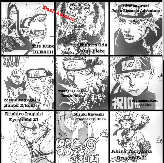 Naruto khác lạ dưới nét vẽ của 9 họa sĩ truyện tranh nổi tiếng - Ảnh 2.