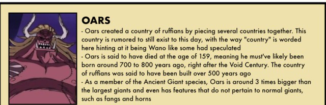 One Piece: Oars có thể chính là người khổng lồ đã tạo ra vương quốc Wano từ 500 năm trước? - Ảnh 1.