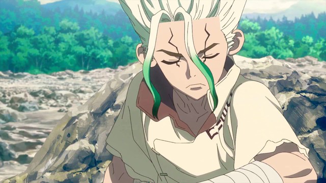 Dr Stone tập 3: Tsukasa đối đầu với Senku vì lý tưởng khác nhau về việc hồi sinh nhân loại - Ảnh 3.