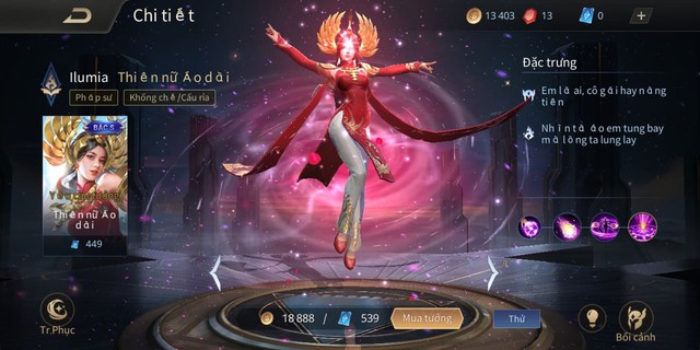 Liên Quân Mobile: Bán được gần 1 năm, Garena mới tặng FREE Ilumia Thiên Nữ Áo Dài - Ảnh 2.