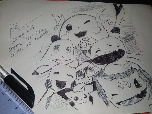 Fan Pokemon toàn các “thánh vẽ”: Cho tờ giấy với cái bút chì, chỉ vài phút đã cho ra siêu phẩm (Phần 2) - Ảnh 20.