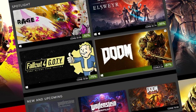 Doom, Prey, Fallout 4, Skyrim và hàng loạt tựa game bom tấn đang được giảm giá trên Steam - Ảnh 1.