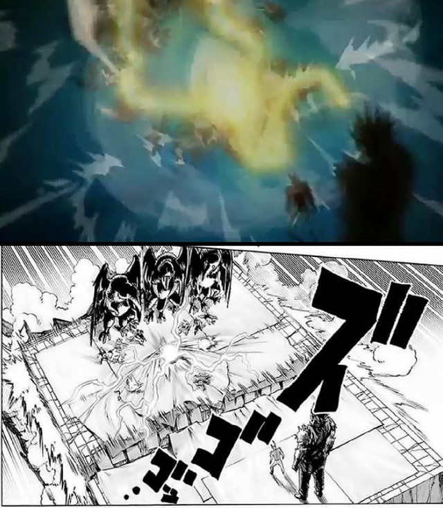 One-Punch Man: Suiryu quyết đấu với đám quái vật, sự khác biệt khi manga được lên anime - Ảnh 16.