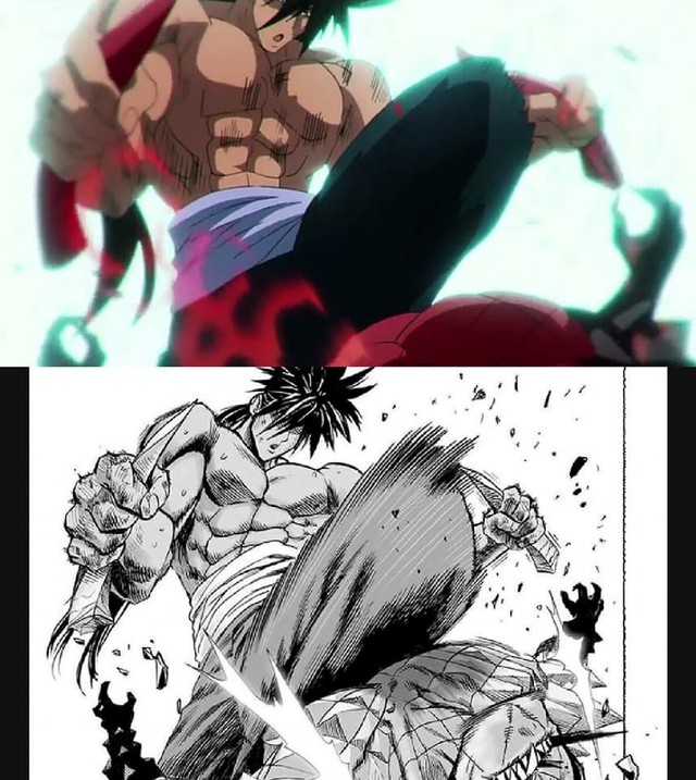 One-Punch Man: Suiryu quyết đấu với đám quái vật, sự khác biệt khi manga được lên anime - Ảnh 20.