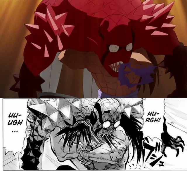 One-Punch Man: Suiryu quyết đấu với đám quái vật, sự khác biệt khi manga được lên anime - Ảnh 24.