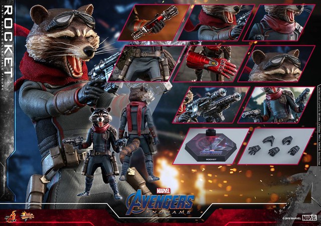 Chiêm ngưỡng bộ Hot Toys cực chất của Rocket phiên bản Endgame - Ảnh 18.