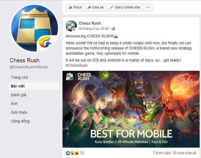 Chess Rush - Game mobile Auto Chess được Tencent hậu thuẫn với thời gian chơi siêu ngắn - Ảnh 1.
