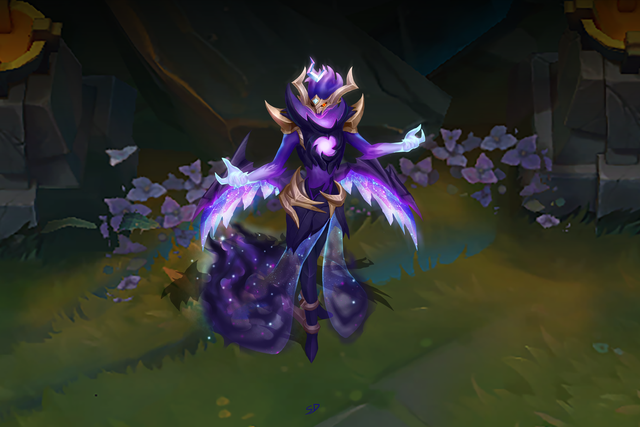 LMHT: Trầm trồ với skin Morgana Hắc Tinh đẹp tới từng chi tiết, rất tiếc chỉ là trang phục fanmade - Ảnh 1.