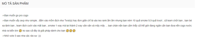 Chất chơi game thủ Việt: Soạn hẳn giáo trình bắn CS:GO như cao thủ để đem bán trên Shopee - Ảnh 2.