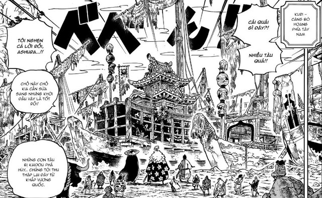 One Piece 951: Kaido đọ vũ khí với Big Mom khiến bầu trời trên đảo Onigashima như tách ra làm đôi - Ảnh 3.