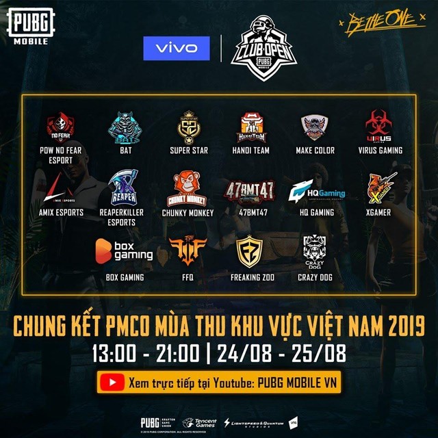 Điểm mặt chỉ tên những cái tên nổi bật nhất giải đấu PUBG Mobile - PMCO Mùa Thu 2019 - Ảnh 1.
