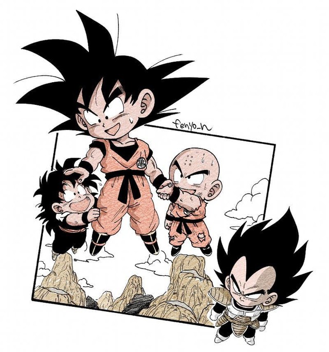 Trở về tuổi thơ với loạt fanart Dragon Ball theo phong cách chibi cực chất - Ảnh 5.