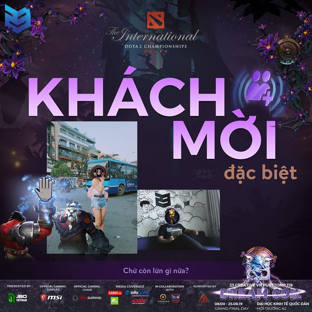 Pubstomp TI9 siêu to khổng lồ dành cho game thủ DOTA 2 Hà Nội, quà khủng nhưng vào cửa MIỄN PHÍ - Ảnh 4.