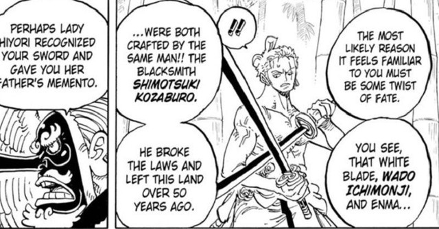 One Piece: Thầy giáo của Zoro có mối liên hệ gì với người tạo ra thanh kiếm Wado Ichimonji? - Ảnh 1.