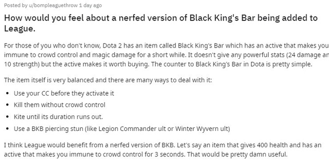 Sẽ loạn lạc thế nào nếu LMHT có một item giống với Black King Bar của DOTA 2? - Ảnh 2.