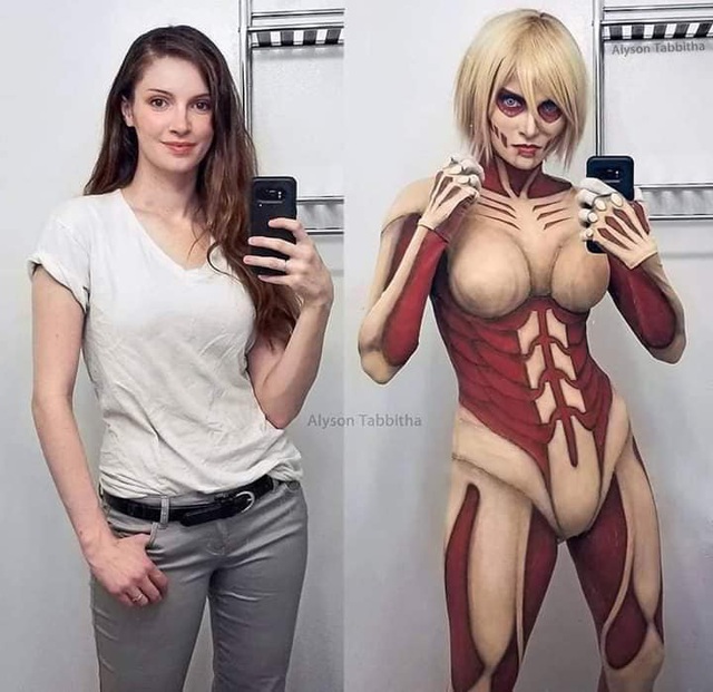 Ngỡ ngàng ngắm loạt ảnh cosplay Titan Hình Nữ trong Attack on Titan, chỉ có thể thốt lên xuất sắc! - Ảnh 1.