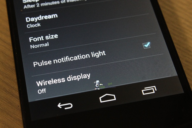Các tính năng mới của Android 4.4 được tiết lộ từ ảnh chụp màn hình