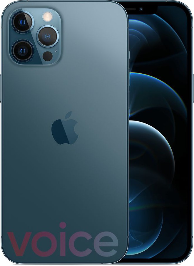 Loạt iPhone 12 lộ ảnh render trước giờ ra mắt, có màu xanh biển hoàn toàn mới - Ảnh 1.