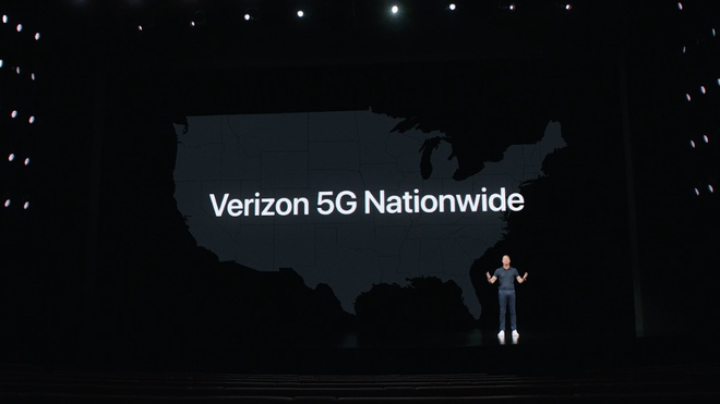 Tuyên bố của đại diện Verizon về 5G, nhưng không nói gì về thời hạn hoàn thành.