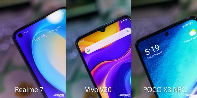 So sánh 3 smartphone tầm trung nổi bật cùng tầm giá: Realme 7 vs Vivo V20 vs POCO X3 NFC - Ảnh 4.