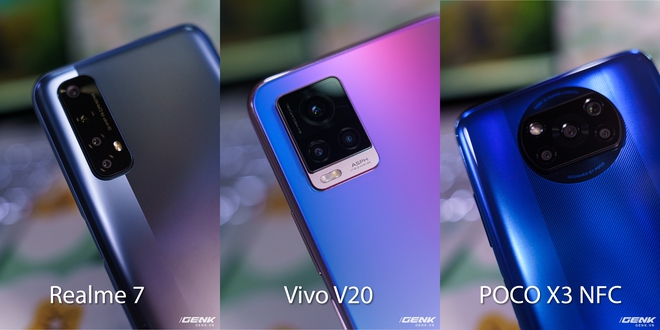 So sánh 3 smartphone tầm trung nổi bật cùng tầm giá: Realme 7 vs Vivo V20 vs POCO X3 NFC - Ảnh 2.
