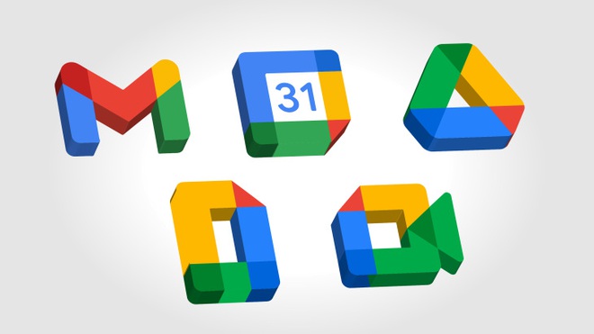 Bộ logo mới cho các ứng dụng của Google.