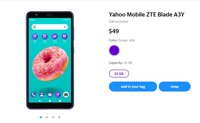 Yahoo ra mắt smartphone siêu rẻ, giá chỉ 49 USD - Ảnh 4.