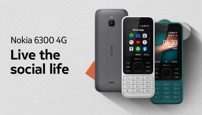 Nokia 6300 và Nokia 8000 hồi sinh với thiết kế mới, hỗ trợ 4G, giá lên tới 2.2 triệu đồng - Ảnh 1.