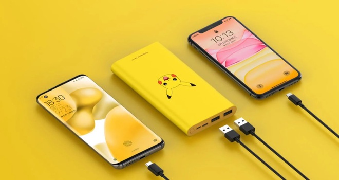 Xiaomi ra mắt sạc dự phòng Pokémon giá 350.000 đồng - Ảnh 2. Xiaomi ra mắt sạc dự phòng Pokémon giá 350.000 đồng - Ảnh 2.
