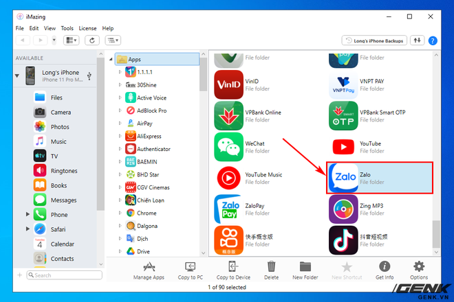 Hướng dẫn sao lưu, khôi phục dữ liệu ứng dụng trên iPhone và iPad - Ảnh 11. Hướng dẫn sao lưu, khôi phục dữ liệu ứng dụng trên iPhone và iPad - Ảnh 11.