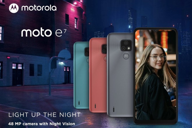 Motorola ra mắt chiếc smartphone có giá rẻ nhất Moto E7 - Ảnh 1. Motorola ra mắt chiếc smartphone có giá rẻ nhất Moto E7 - Ảnh 1.