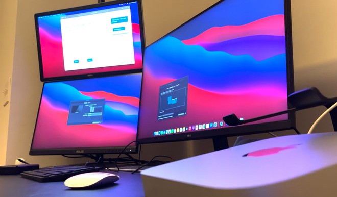 Máy Mac dùng chip Apple M1 có thể kết nối tối đa 6 màn hình nhờ giải pháp thay thế đặc biệt - Ảnh 5. Máy Mac dùng chip Apple M1 có thể kết nối tối đa 6 màn hình nhờ giải pháp thay thế đặc biệt - Ảnh 5.