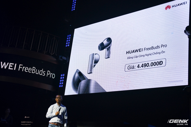 Cận cảnh tai nghe không dây Huawei FreeBuds Pro tại Việt Nam: Màu sắc đẹp mắt, chống ồn 40dB, driver 11mm, công nghệ mới giúp kết nối ổn định hơn - Ảnh 6. Cận cảnh tai nghe không dây Huawei FreeBuds Pro tại Việt Nam: Màu sắc đẹp mắt, chống ồn 40dB, driver 11mm, công nghệ mới giúp kết nối ổn định hơn - Ảnh 6.